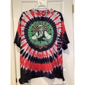 Grateful Dead Card Dealer Tie Dye T-Shirt Vegas Casino Blackjack - 4XL